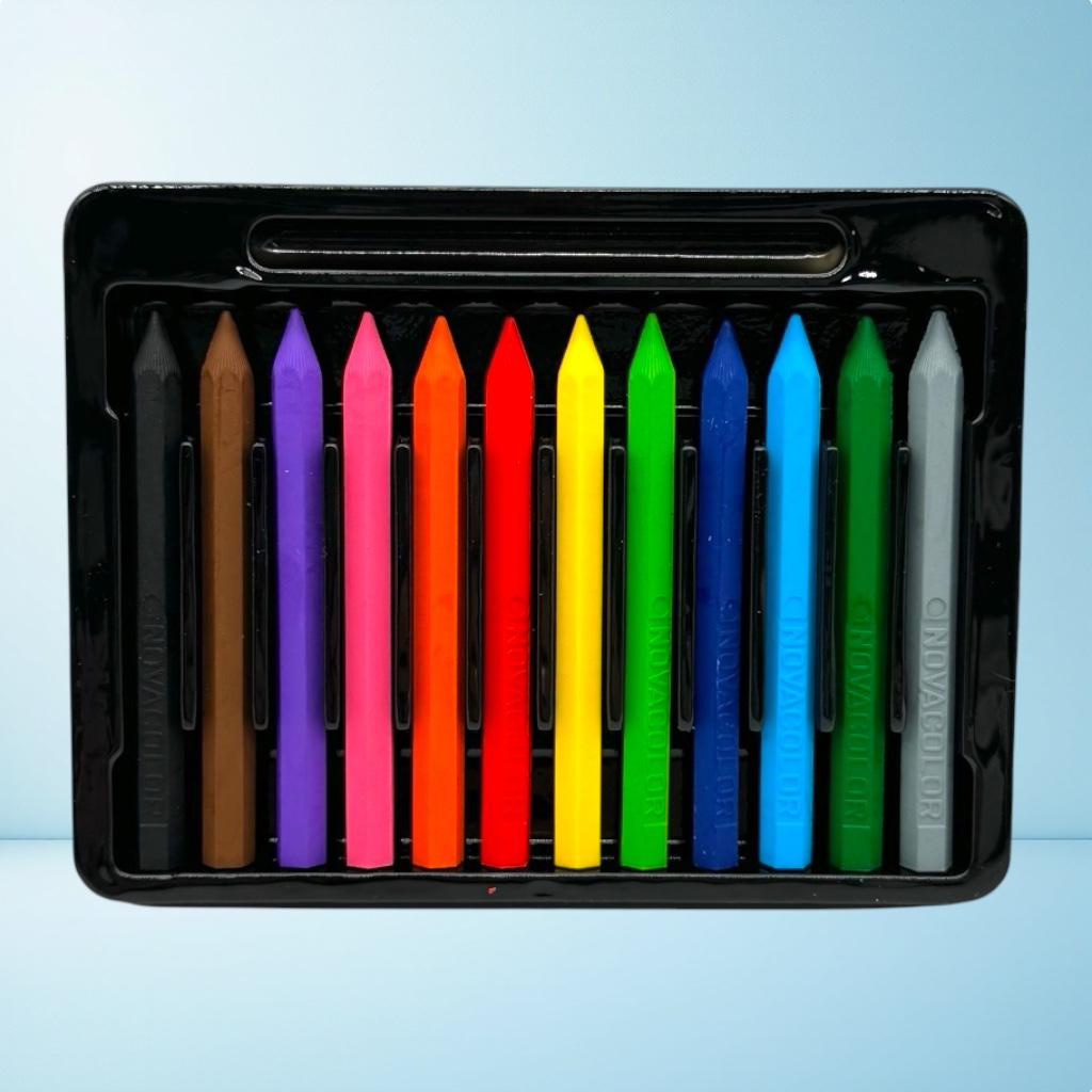 NOVA COLOR TRİMAX MUM BOYA 12 RENK